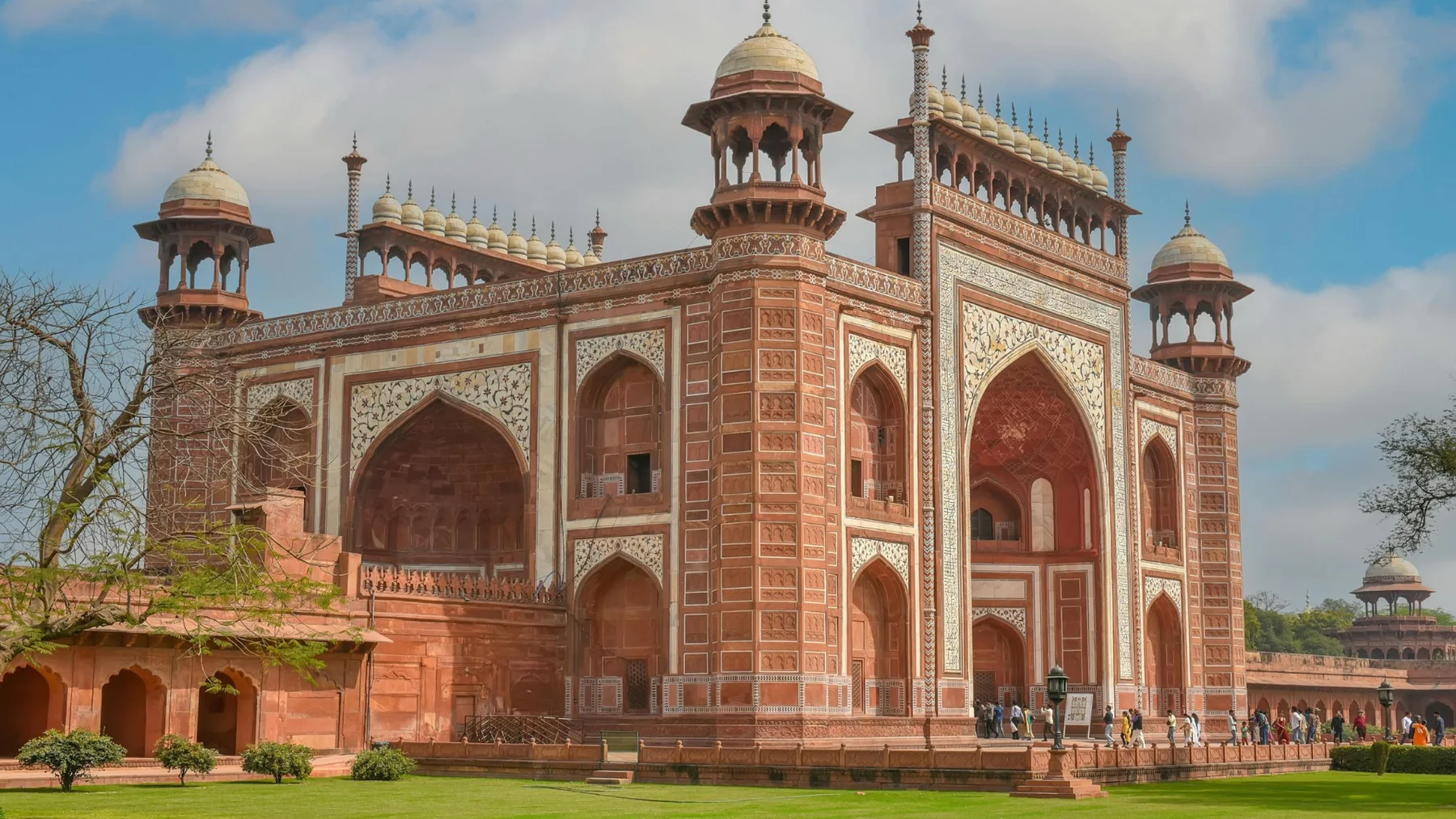 Historic gateway in Agra
