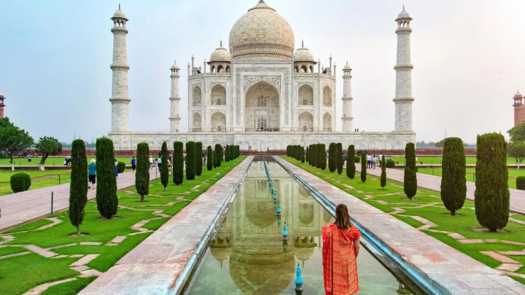 Taj Mahal gardens